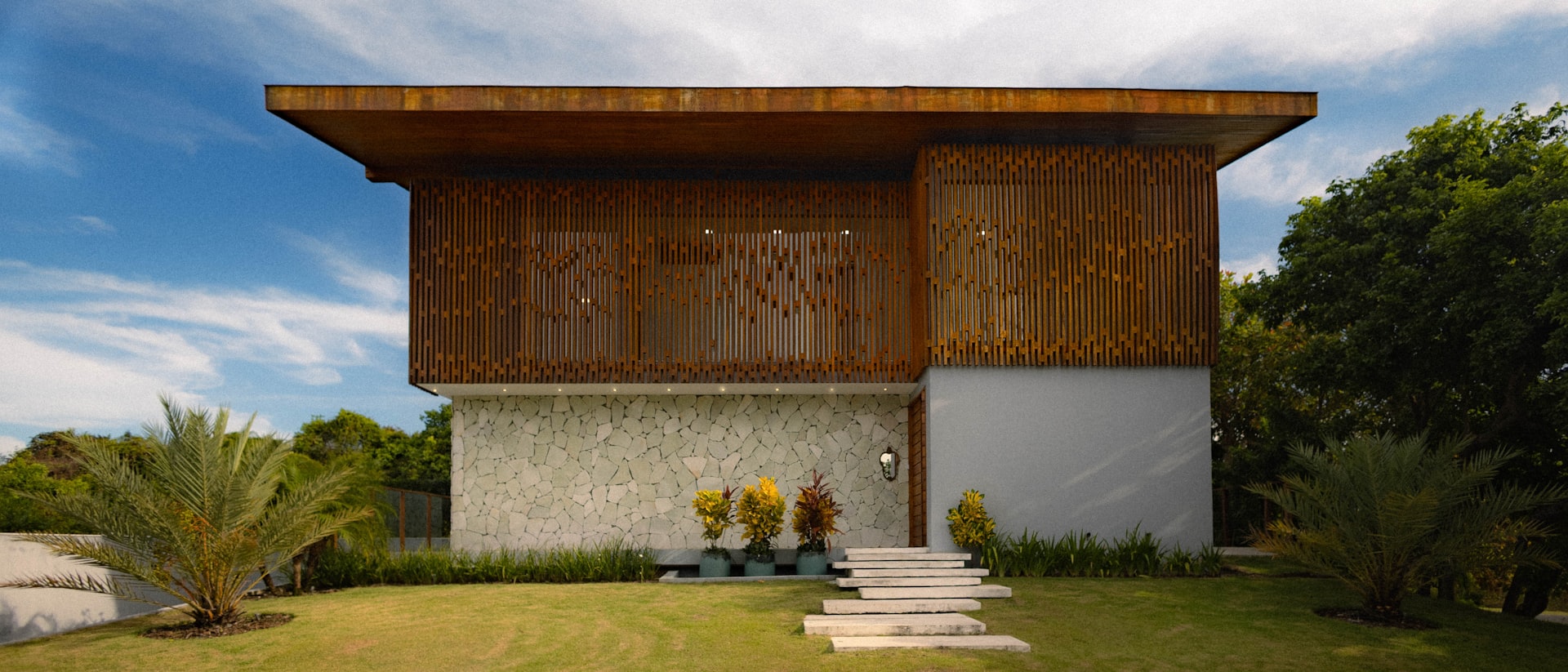 Maison moderne écologique